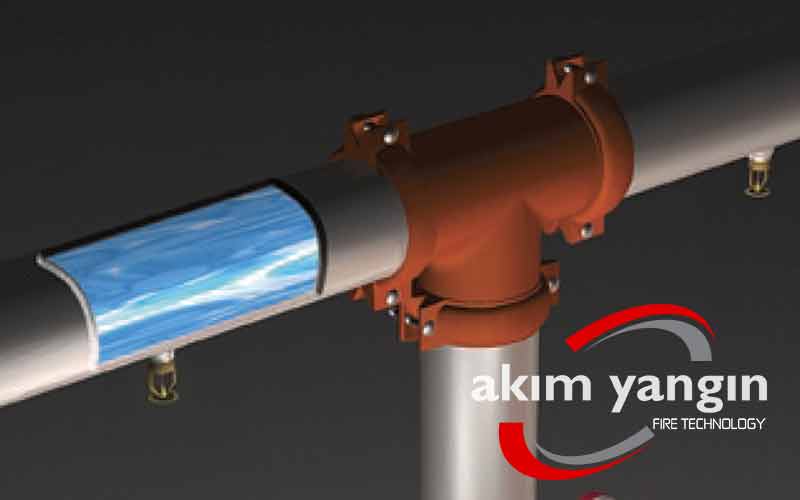 Islak Borulu Yangın Sprinkler Sistemi