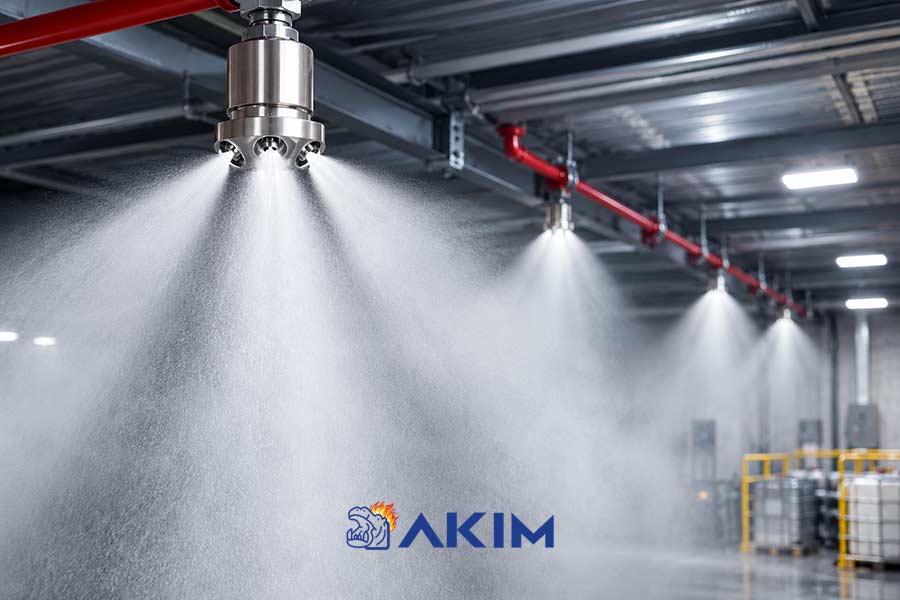 Su Sisi Söndürme Sistemi (Water Mist) Sistemleri - Akım Yangın